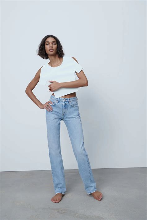 zara straight leg jeans